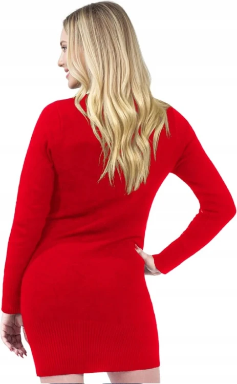 Giggling Getup Sukienka Świąteczna LED Czerwona XL
